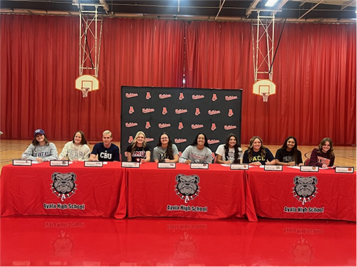 Congrats Ayala Athletes